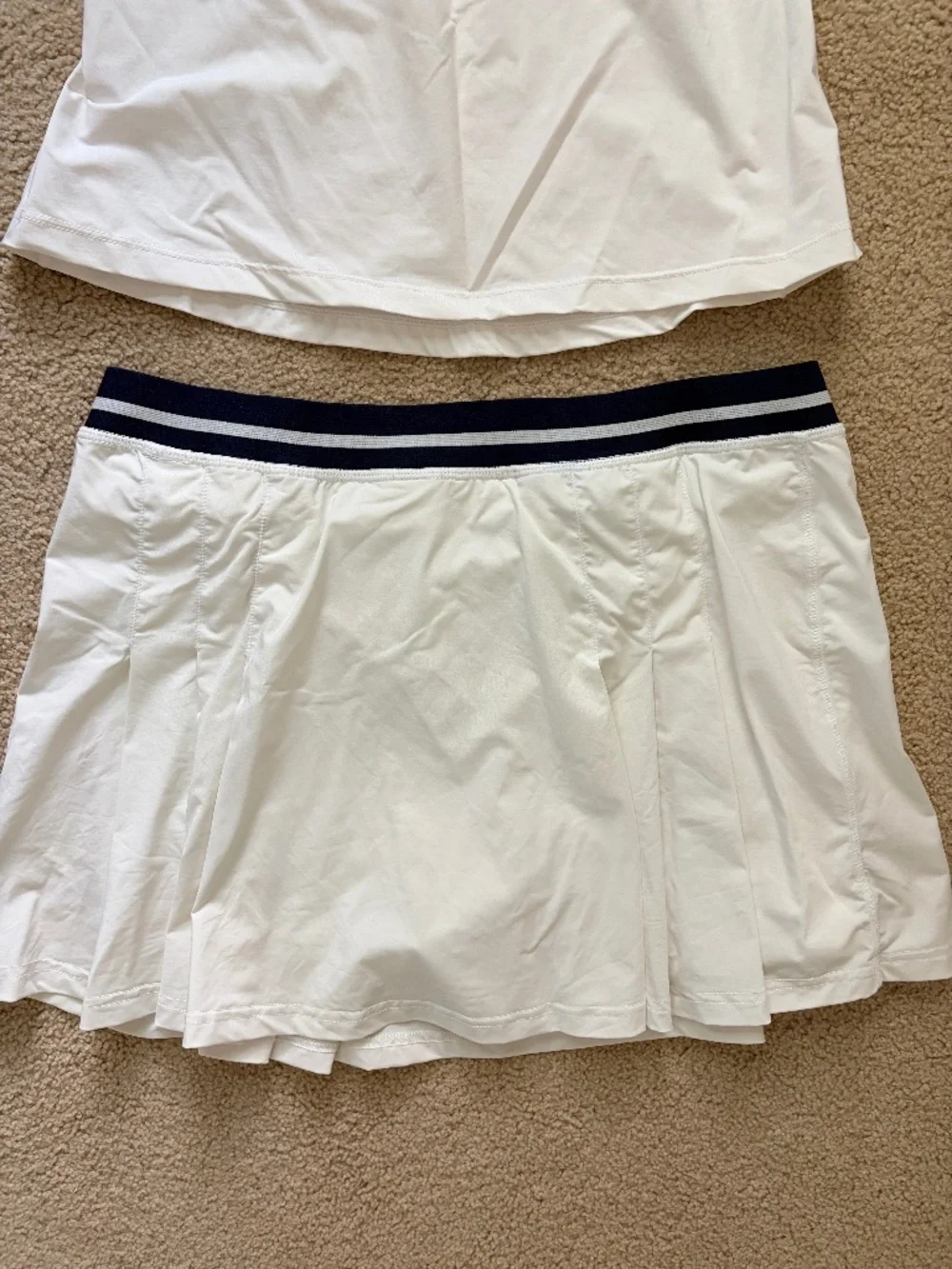 Women's FILA matching tennis tank and skort size M
